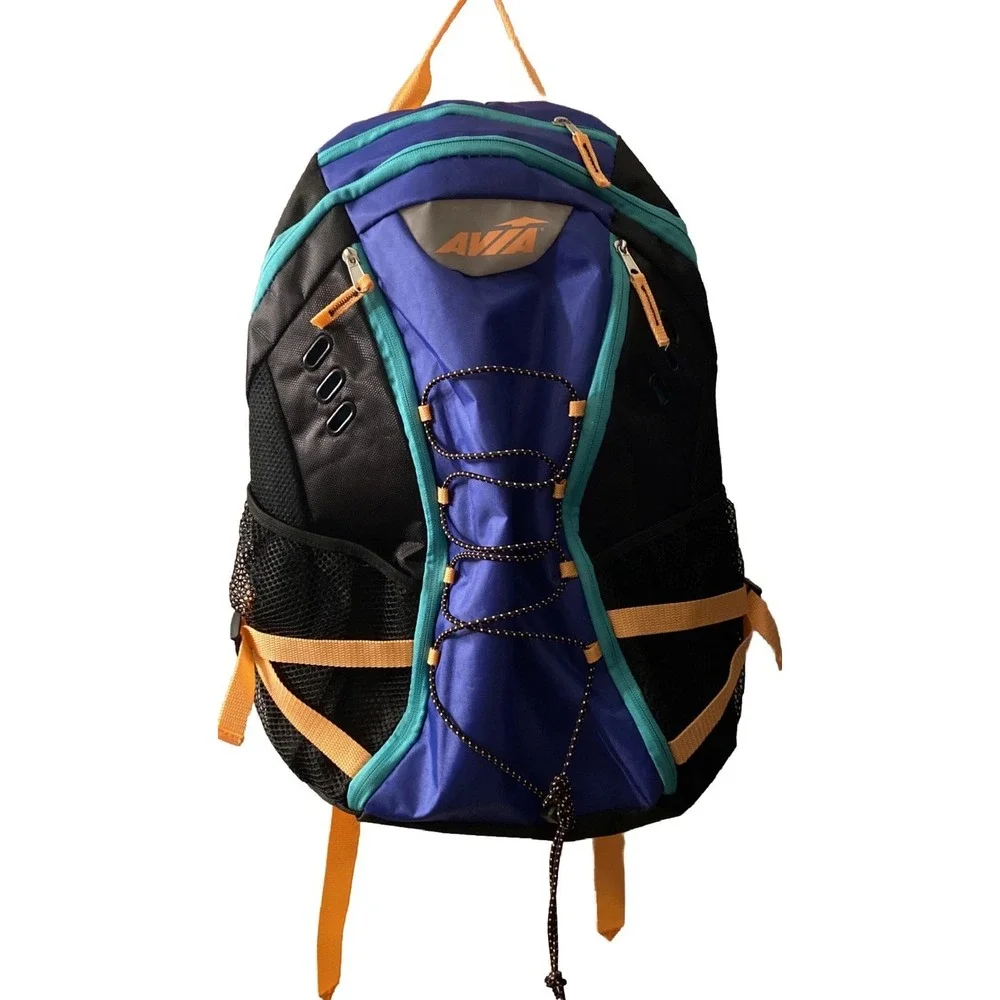 Avia Sport Backpack Black Purple Teal Orange Unisex Multifunctional Hiking 21